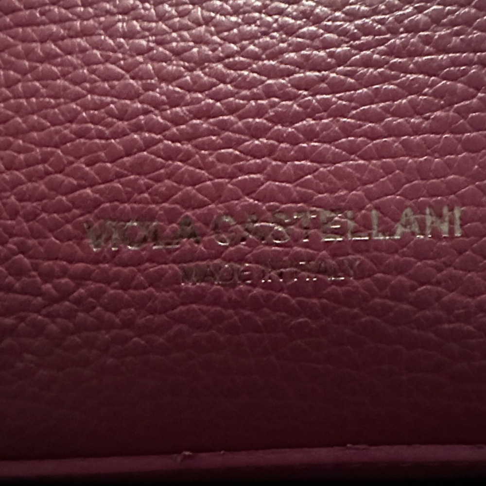 Plum Leather Women's Bag